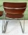 Metal 1970s Mid-Century Chrome Stacker Chairs – Pair, Stackable Office or Dining Seating, Sculptural Brown Seats For Sale - Image 7 of 11