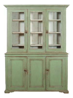English Painted Kitchen Dresser, 1850s