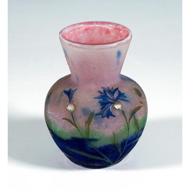 Art Nouveau Cameo Vase from Daum Nancy, France, 1910 For Sale - Image 5 of 7
