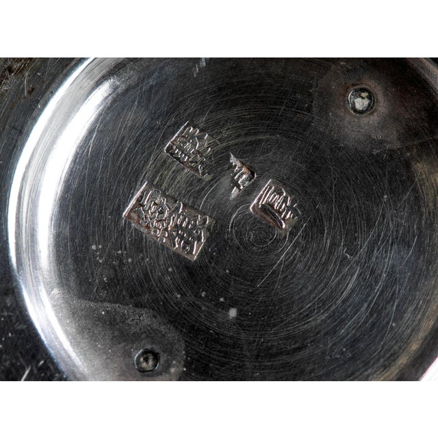 Early 20th Century Rare Chinese Export Sterling Silver Tea Set with Dragon Design Tianjing Wuhua - 13 pcs For Sale - Image 18 of 18
