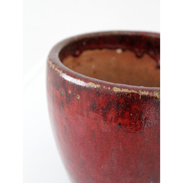 Mid 20th Century Vintage Studio Pottery Planter Pot For Sale - Image 5 of 11