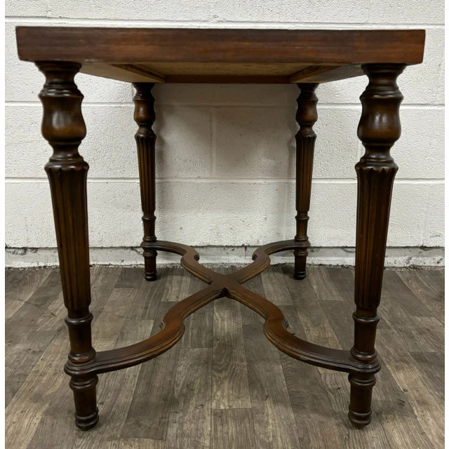 Vintage Louis XVI Style Parlor Table Occasional Table For Sale - Image 10 of 12