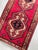 Pink Vintage Persian Runner MAGENTA Pink, Copper Indigo Purple Rug 3.7 x 10.3 For Sale - Image 8 of 12