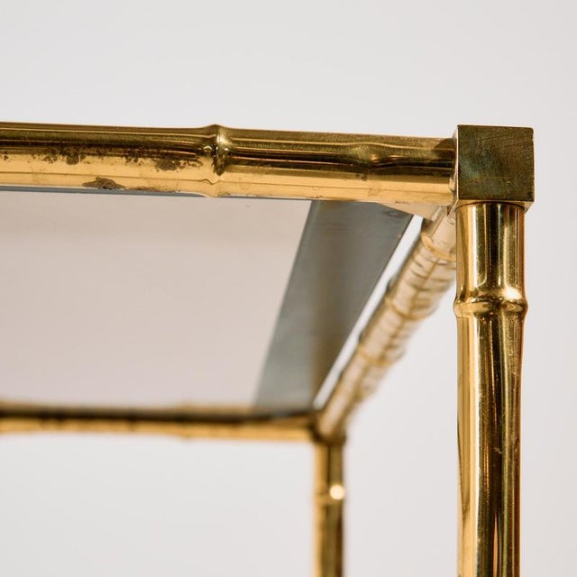 Vintage Brass Coffee Table, 1970s, Set of 3 For Sale - Image 10 of 16