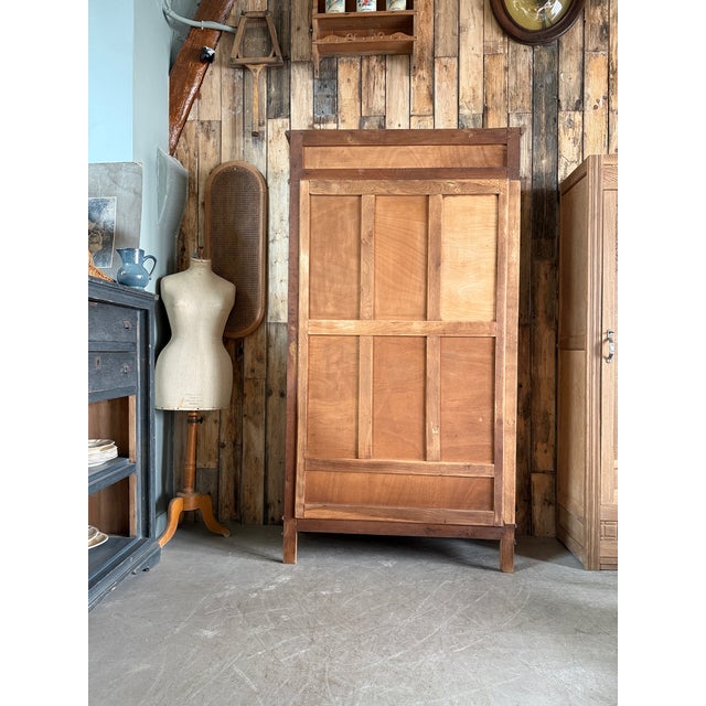 Art Deco Oak Wardrobe, 1930s For Sale - Image 12 of 16