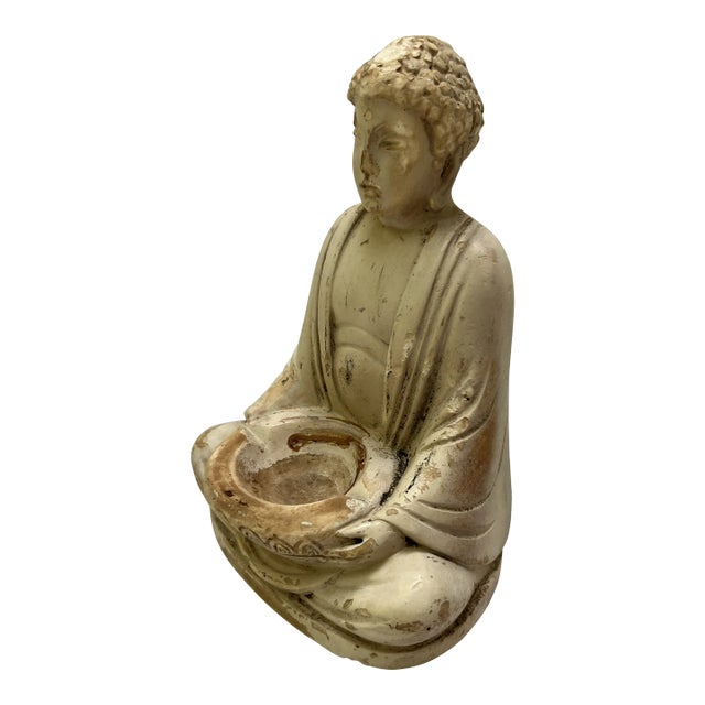 Antique Ceramic Buddha Figurine For Sale
