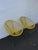 Acapulco Yellow Woven Wicker Indoor and Outdoor Patio Lounge Chair a Pair 6607 For Sale - Image 4 of 12