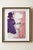 2010s Framed Silloutte of a Girl in Watercolor and Ink For Sale - Image 5 of 5