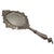 Antique Continental 800 Silver Repoussé Cherub Double-Sided Hand Mirror, 11" For Sale - Image 4 of 11