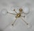 Vintage Sputnik Chandelier in Brass and Glass, 1960s For Sale - Image 10 of 13