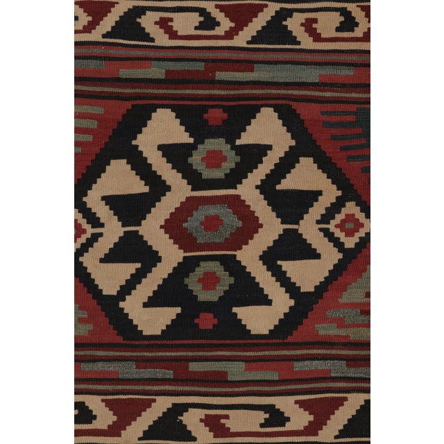 Vintage Afghan Runner Kilim with Polychromatic Tribal Medallions - Rug & Kilim For Sale In New York - Image 6 of 9