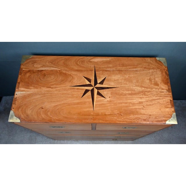 20th Century Teak Marine Chest of Drawers, India For Sale - Image 4 of 18