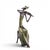 Ruth Bloch Woman Playing Violin Israeli Bronze Sculpture For Sale - Image 9 of 10