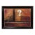 Textured White Orchid Oil Painting in Dark Wood Frame For Sale