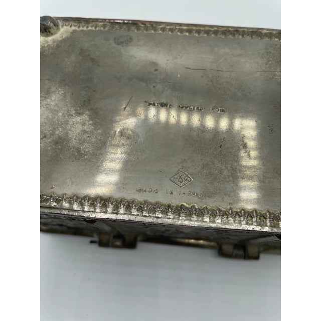 Late 19th Century Art Nouveau Japanese Teak Lined Tea Caddy For Sale - Image 9 of 12