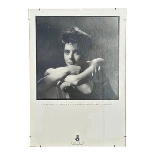 Isabella Rossellini - Original 1980s Advertising Poster for Hasselblad Camera For Sale