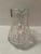 Traditional Vintage Nachtmann Retired Crystal Pitcher Hand Blown Patrizia Design For Sale - Image 3 of 6