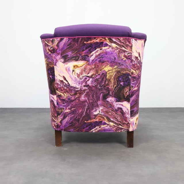 1960s Classic Wing Chair in the style of Howard & Sons, 1960s For Sale - Image 5 of 11