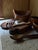 Hand-Carved Olive Wood Serveware, 1980s, Set of 16 For Sale - Image 9 of 18