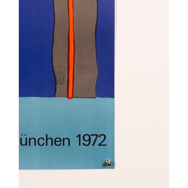 1960s Olympia Poster by Fritz Winter, 1972 For Sale - Image 5 of 9