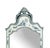 This mirror blends Rococo silhouettes with Chinoiserie design elements. The ornately carved wooden frame is topped with...
