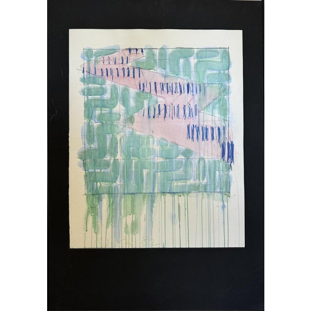 Richard Smith, 1982, Gouache and Pencil For Sale - Image 4 of 8