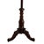 Wood Antique Victorian c.1850s Carved Rosewood Embroidered Silk Fireplace Pole Screen For Sale - Image 7 of 11
