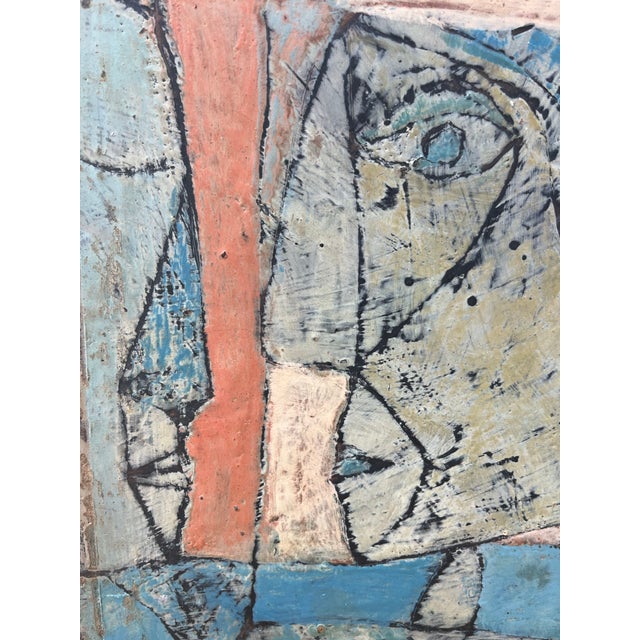 Abstract Expressionist Painting on Board. Circle of Afro Basaldella. For Sale In West Palm - Image 6 of 8