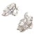 T Foster & Co Platinum Flower 4.84ctw Diamond Stud Halo Earrings GIA For Sale - Image 12 of 12