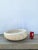 Modern Revelation Swaddle Travertine Bowl Large. For Sale - Image 3 of 5