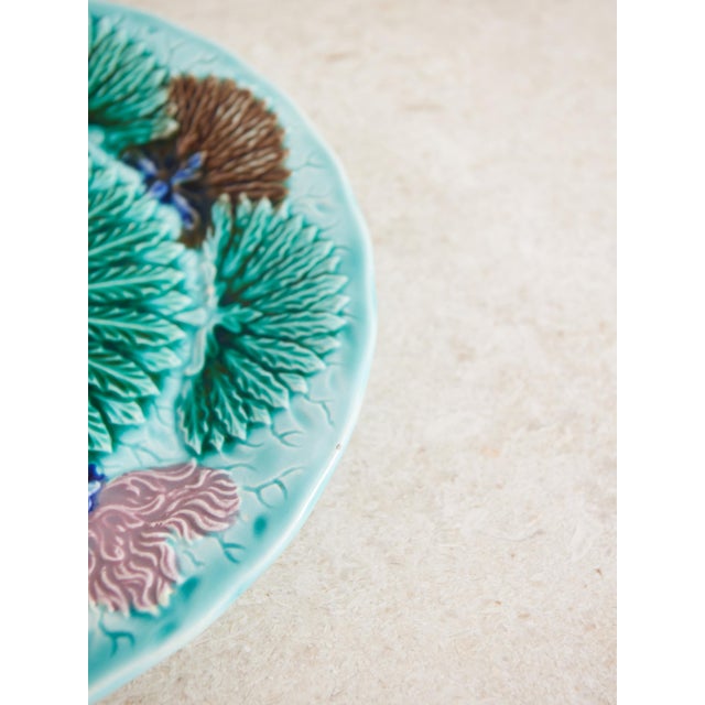 Antique Villeroy & Boch Majolia Plate For Sale - Image 11 of 11