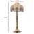 2020s Buchanan Jute Fringed Scalloped Table Lamp, Natural/Light Pink For Sale - Image 5 of 6
