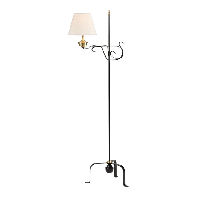 Wildwood Colonial Iron Floor Lamp For Sale
