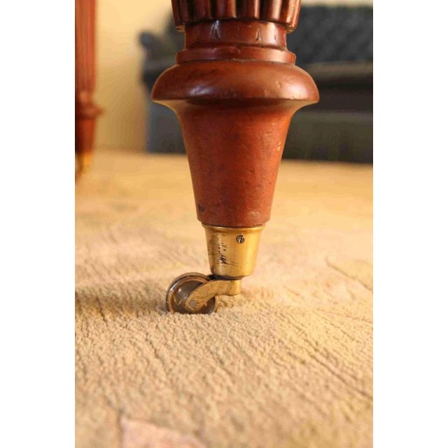 Large Mahogany Dining Table For Sale - Image 6 of 13