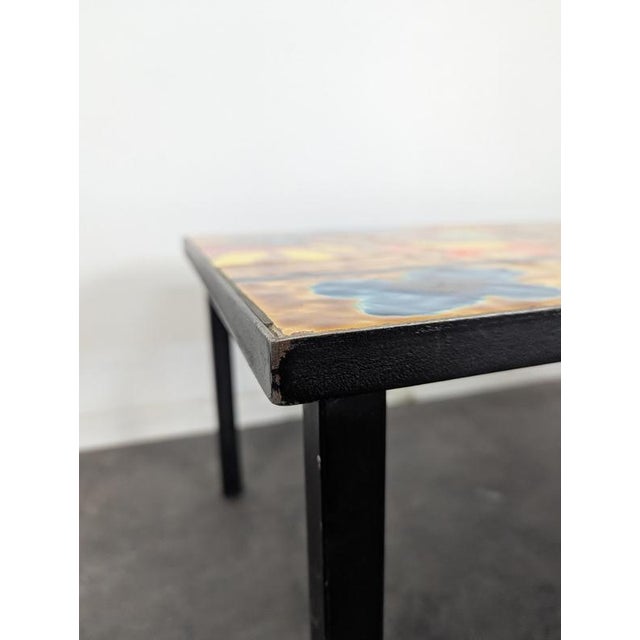 1960s Vintage Ceramic Coffee Table, 1960s For Sale - Image 5 of 6