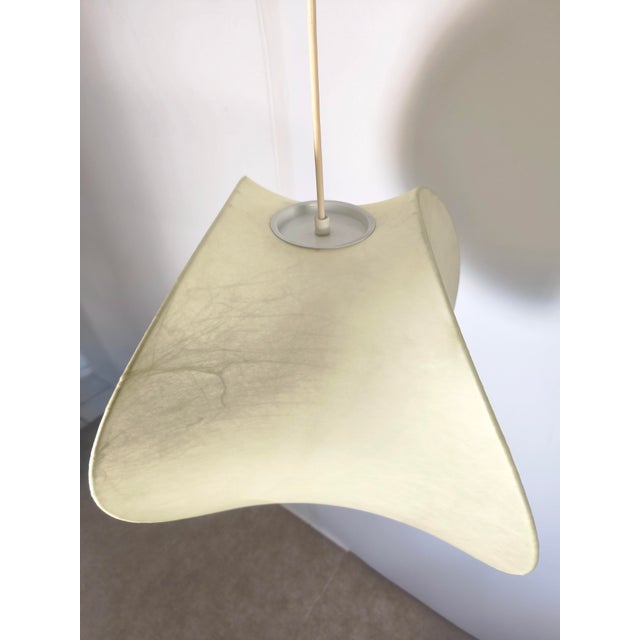 Plastic Biomorphic Cocoon Pendant Lamp by Friedel Wauer for Goldkant, 1960s For Sale - Image 7 of 10