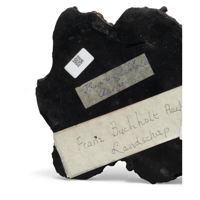 Franz Buchholt sculpture — abstract industrial landscape, ca. 1960, a rare welded metal assemblage marked with the...