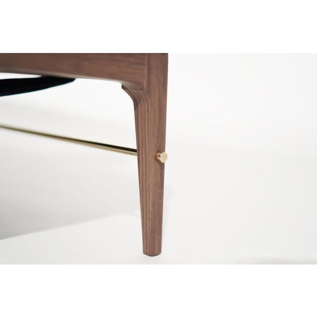 Linear Daybed in Natural Walnut Series 72 by Stamford Modern For Sale - Image 11 of 18