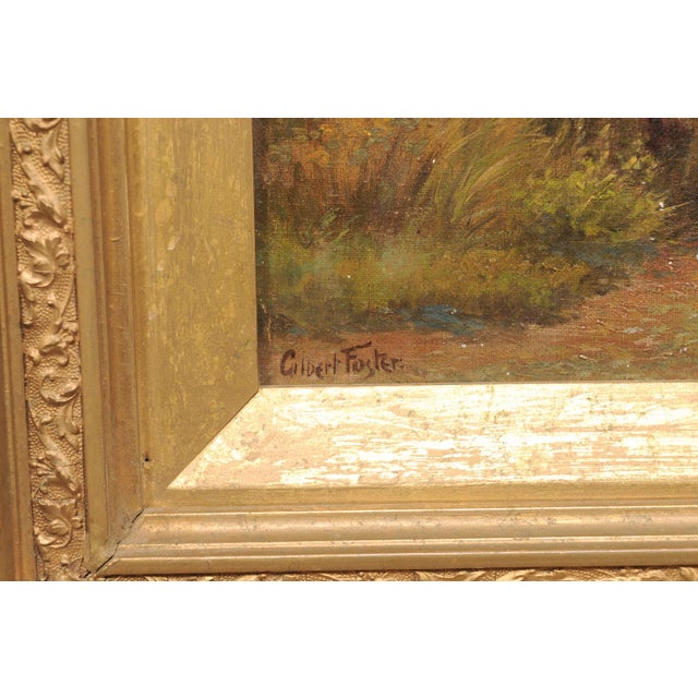 French Country River Landscape, C. 1910 For Sale - Image 4 of 14