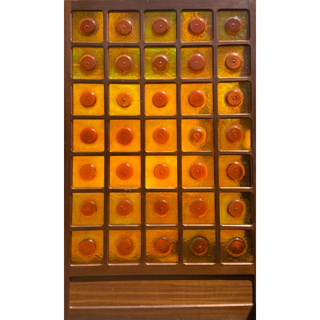Monumental Architectural Amber Glass Panel by Vidrios Gordiola, Spain, 1970 For Sale - Image 6 of 8