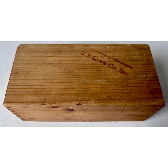 1940s 1940's French Wooden Chess Set+ Box-E.S. Lowe Co. For Sale - Image 5 of 9