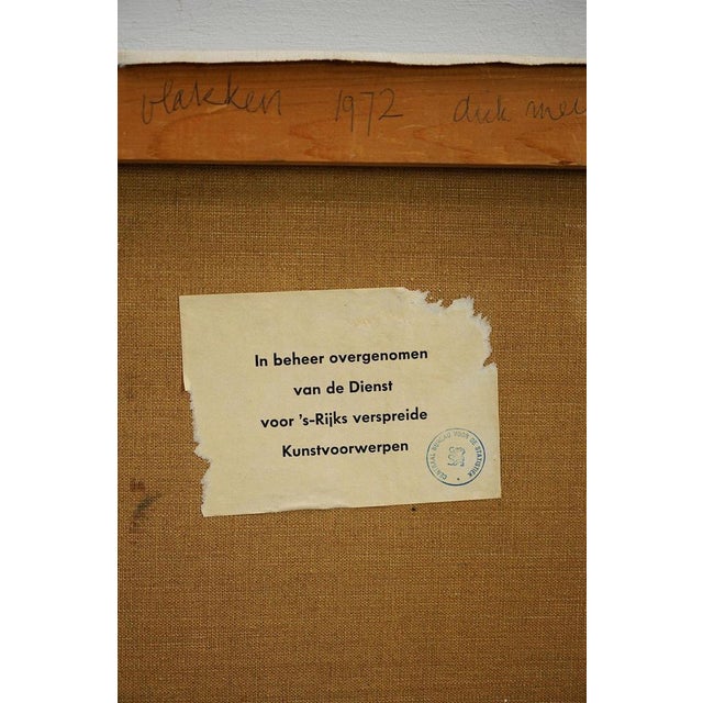 Dick Meeldijk, Abstract Composition, Oil Painting For Sale - Image 11 of 17