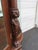 Brown Late 1800s Large Tall Tiger Oak Leaded Stain Glass Curio Cabinet Cupboard 6573 For Sale - Image 8 of 18