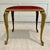 Here is a stunning, ornate brass bench/stool made in the Louis XVI, Rocco, Baroque design styles. The piece features...