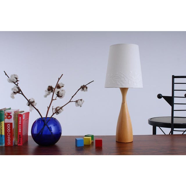 Birch Wood Table Lamp from Ikea, 1990s For Sale - Image 6 of 16