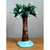 Modern Vintage Ceramic Palm Tree Candlestick For Sale - Image 3 of 12