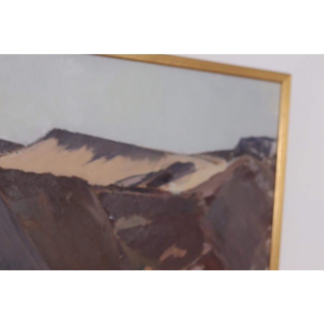 Gustav-Adolf Johansson, Cliffs, 1950s, Oil on Canvas, Framed For Sale - Image 4 of 15