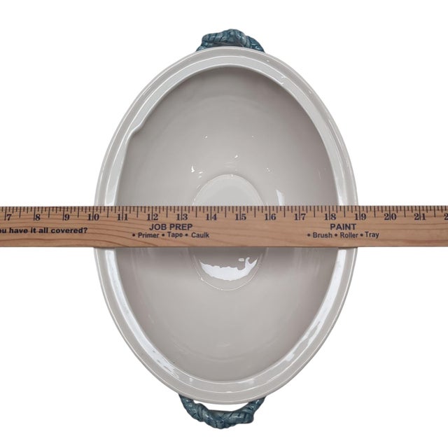 Fitz and Floyd Classics Seaboard Lobster Soup Turreen With Ladle For Sale - Image 10 of 12