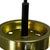 Space Age B 1065 Goudschaal Pendant Light in Smoked Glass with Brass Mount from Raak Amsterdam For Sale - Image 3 of 8