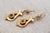Gold Earrings with Reliefs and Applications, Set of 2 For Sale - Image 6 of 8